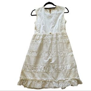 Marc Jacobs White Eyelet Dress Sz 4